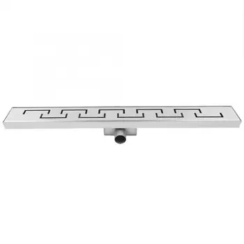 

Floor Drain Stopper Stainless Steel Rectangular Shower Floor Drain Bathroom Drainage Gully (Side Drainage) bath accessories