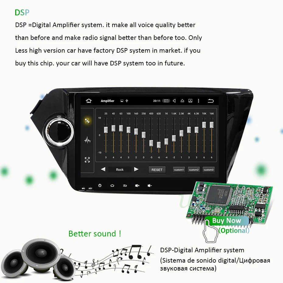 Cheap 4G+64G 8 CORE 2 Din android 9.0 car dvd player gps navigation for Kia k2 RIO 2010 2011 2012 2013 2014 2015 car radio stereo DSP 4