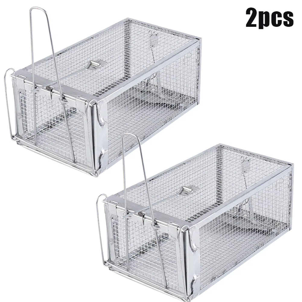 2PCS Ловушка для крыс, живущий в форме подонка для мыши, ловушка для приманки, Отпугиватель грызунов, ловушка для крытого и наружного использования, HYD88 - Цвет: 2PCS