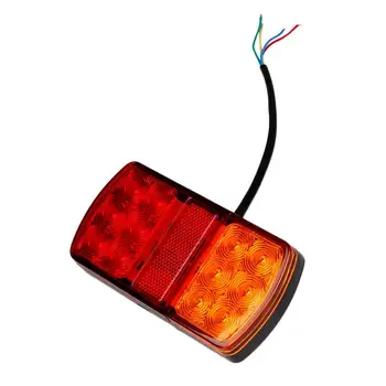 

12V 12 LED Trailer Stop Rear Tail Lights Indicator Lamp Caravan Lorry Car