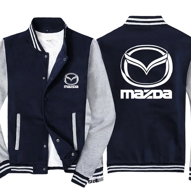Бейсбольная куртка, уникальная для MAZDA, с принтом, мужская куртка, приталенная, флисовая, спортивные костюмы, мужские, Masculino H - Цвет: as picture