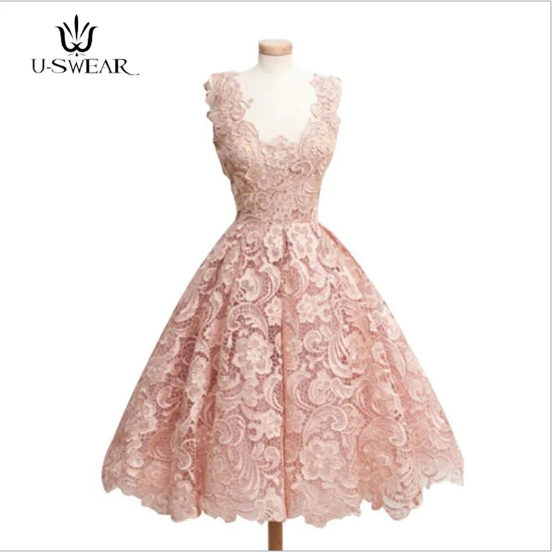 Женское кружевное платье трапеция элегантное винтажное для торжественных