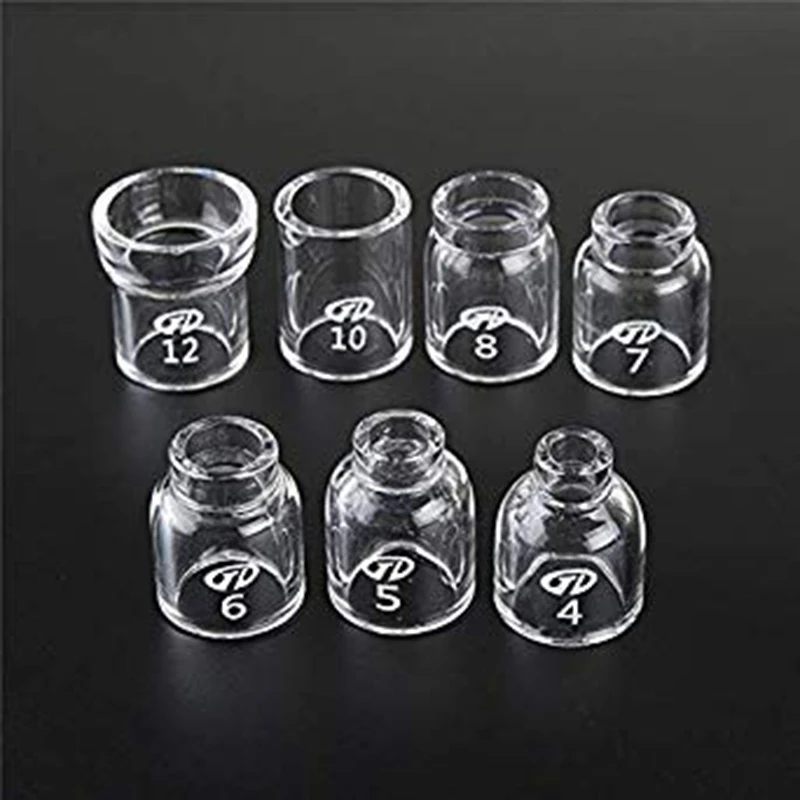 Горячая XD-26Pcs TIG сварочные аксессуары зажим для факела слот чашки кольцо Стекло для WP-9/20/25 Мощность инструмент Аксессуары Набор инструментов Набор