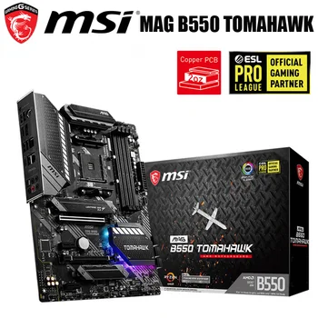 

NEW MSI MAG B550 TOMAHAWK Motherboard Socket AM4 CPU 3rd-Gen AMD Ryzen DDR4 128GB AMD B550 Desktop MSI B550 Mainboard AM4 M.2