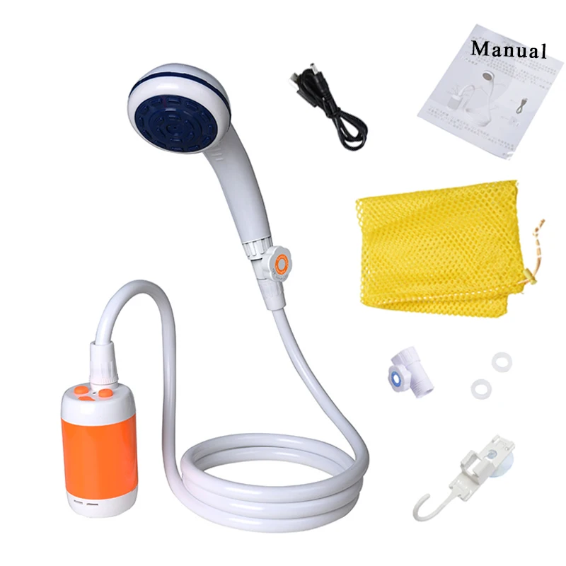 Portable Outdoor Camping Showers Travel Car Washer Electric Pump