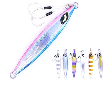 

CASTFUN Jigging Lure 130g 160g 1pc OCEA Slow Jig Metal Jig Sardine Fishing Isca Artificial Lures Bait Fishing Jigging With Hook
