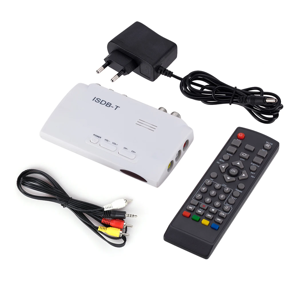 ISDB-T Receiver Цифровой ТВ ISDB-T ТВ тюнер ресивер цифрового dvb T TDT Декодер каналов кабельного телевидения H.264 HD ТВ декодер для vhf UHF tv антенна Перу - Цвет: ISDB-T Receiver