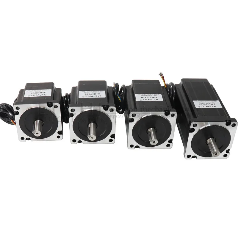 34HS8040 9850 11860 чпу шаговый двигатель 8,0 N. m D14mm Nema34 шаговый двигатель 1240Oz-in для ЧПУ гравировальный станок с высоким крутящим моментом