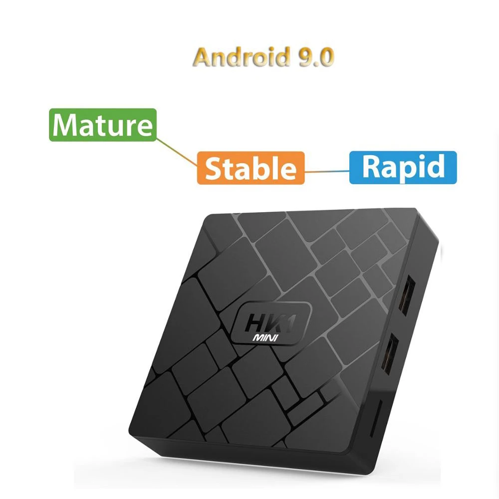 HK1 Мини Смарт ТВ приставка Android 9,0 2 ГБ+ 16 Гб RK3229 четырехъядерный wifi 2,4G 4K 3D HK1mini Google Netflix приставка