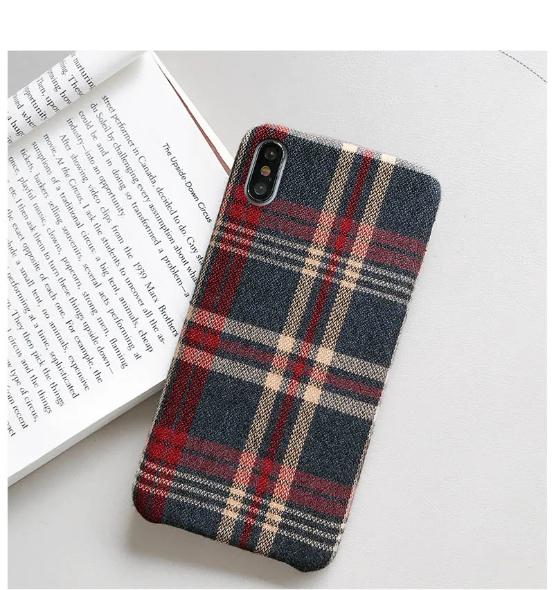 GlamPhoneCase простой решетчатый чехол для телефона iPhone11Pro/Max X XS Max XR Мягкий силиконовый чехол для iPhone11 7 8 6 6s Plus