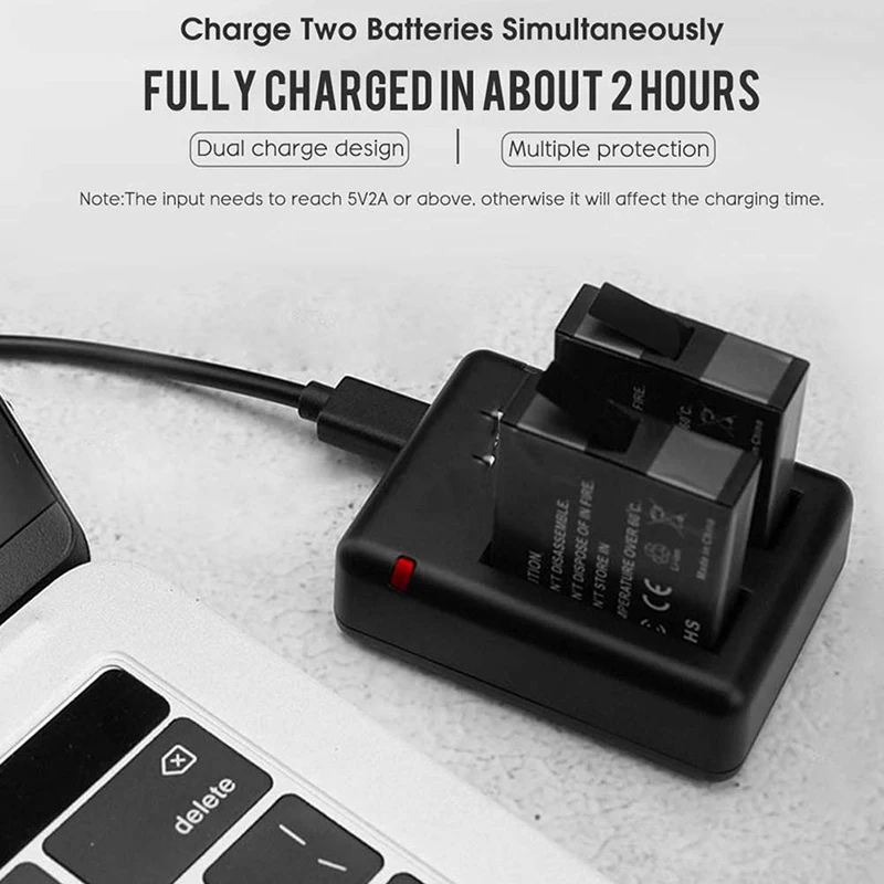 

Chargeable Battery Pack+ Intelligent Display Dual Slots Charger For Insta360 One X Camer Accessories