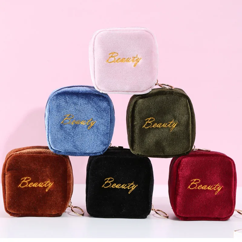 Girl Sanitary Napkin Bag Pouch Case Storage Bag Women Cosmetic Bags Organizer Ladies Makeup Bag Girls Tampon Holder Organizer