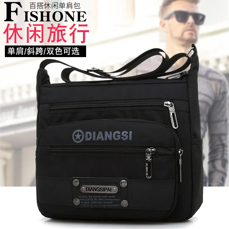 

Oxford Cloth Students Makeup Missed Lessons Bag Trend Men Crossbody Bag Casual Travel Large Bag Men's Bag Lady Bag