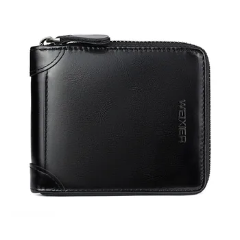 

Hot Fashion Men Wallet with Coin Pocket Wallet ID Card holder Purse Clutch with zipper Men Wallet Maison Fabre Dropshipping 828#
