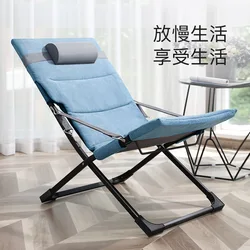 Cama reclinable sencilla y portátil para el hogar, cama reclinable para acampar al aire libre, oficina y siesta