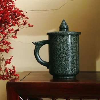 

Stone carving cup stone cup Creative natural materials stone mug Surprise gift