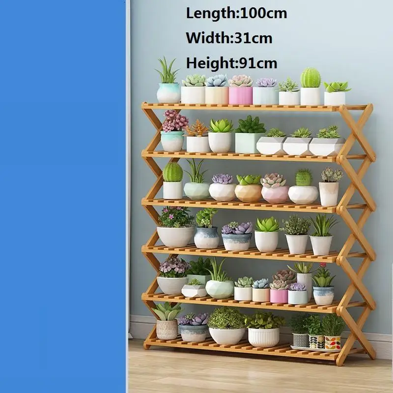Деревянные полки для дерева escanteria Escalera Крытый Mueble Para Plantas горшок балкон Цветочная полка Dekoration стойки для растений - Цвет: MODEL C