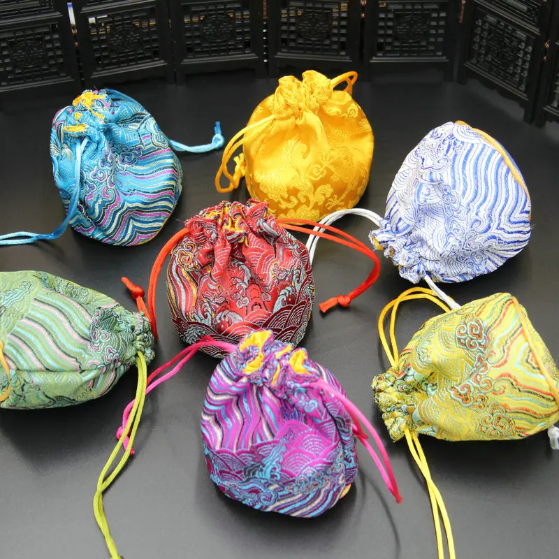 Сумка ведро на шнурке 3 размера|silk jewelry pouch|fabric gift bagsjewelry pouch |