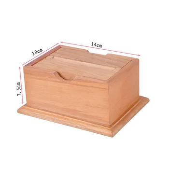 

Wooden jigsaw wooden box hidden cigarettes Creative Magic cigarette case Practical Wooden cigarette case Boy toy gift
