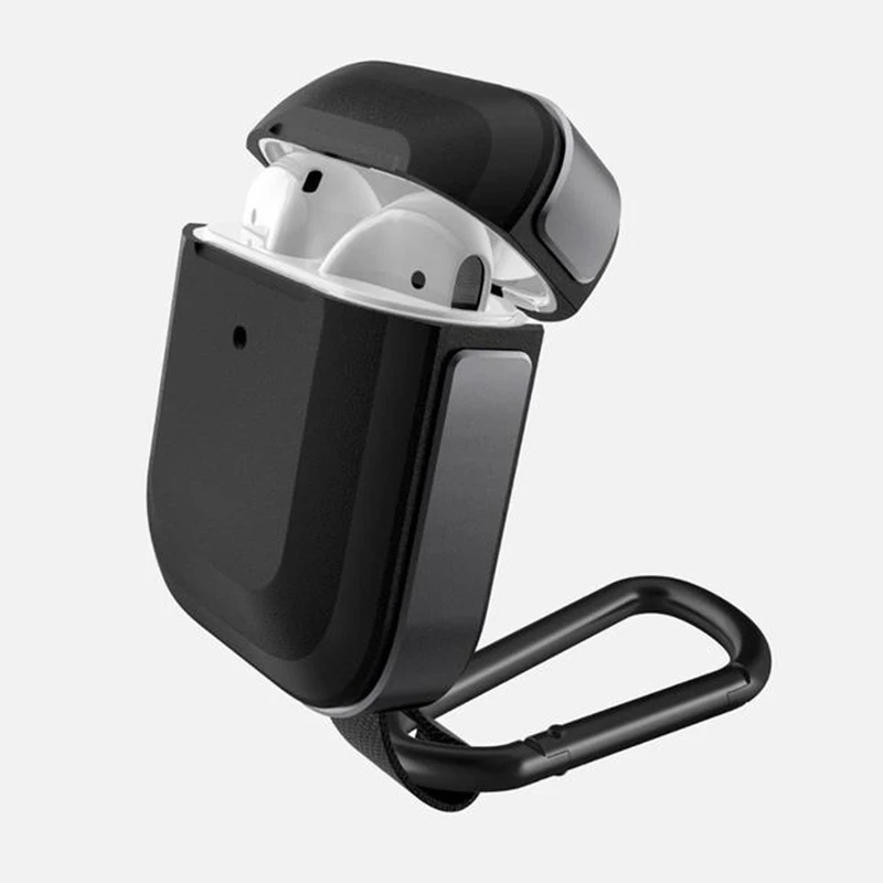 Защитный чехол X-Doria для Apple AirPods 1 и 2 защитный из настоящего алюминия