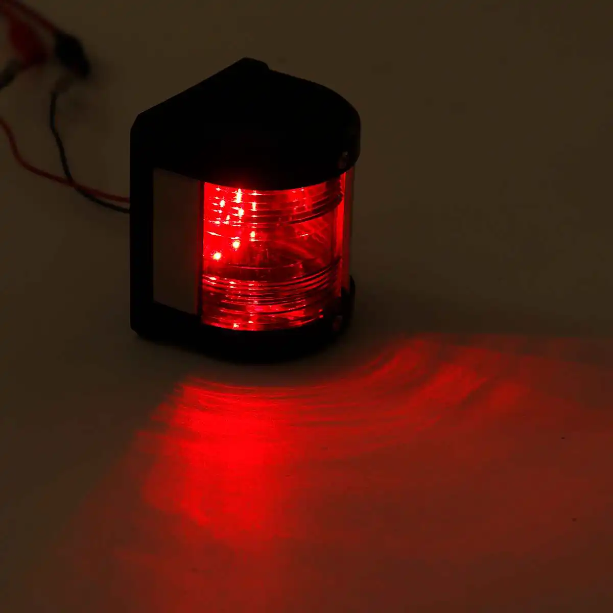 

2Pcs Stainless Steel 12V LED Bow Navigation Light Red Green Sailing Signal Light for Marine Boat Ship Yacht Warning Light