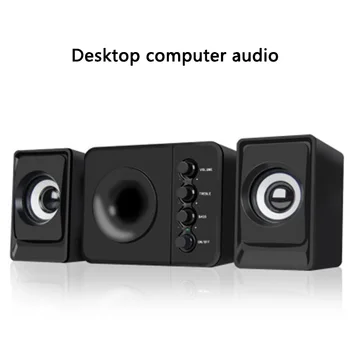 

Desktop computer audio D-205 computer speaker phone notebook audio speaker mini USB 2.1 mobile phone subwoofer