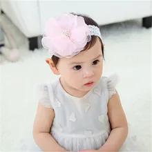 Korean-style New Style CHILDREN'S Hair Accessories Flower Core Tipburn hua fa dai Lace Flower South Korea Cute Girls Headdress