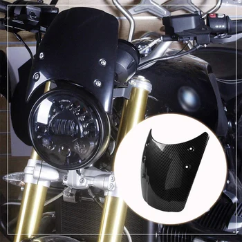 

Motorcycle Windshields Wind Shield Sn Headlight Fairing for BMW R Nine T R9T2014 2015 2016 2017( Carbon)