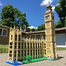 30003 создатели серии Биг-Бен, самые известные модели башен с часами, наборы для строительства, блоки из 4164 деталей, блоки, совместимые с 10253 игрушками