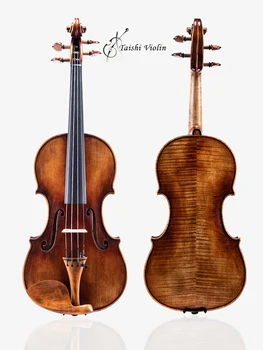 Taishi 4/4 copia de violín Guarneri 1744. "All European wood", barniz de aceite. ¡El mejor rendimiento! Envío Gratis