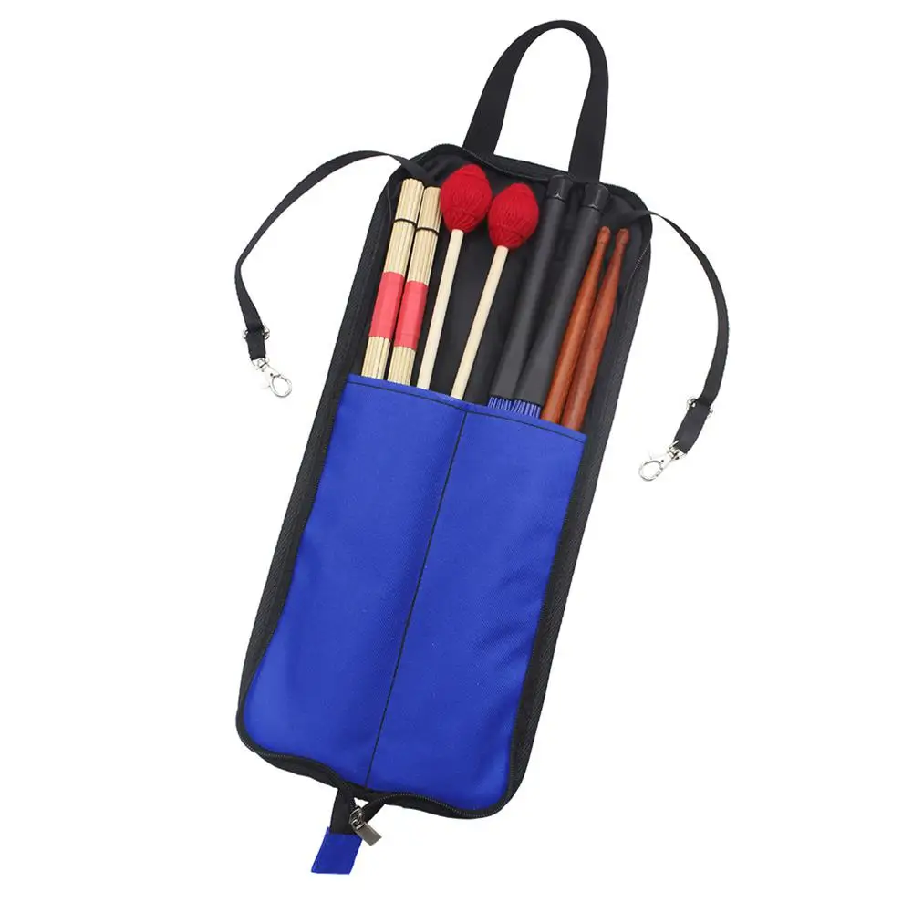 IRIN Portable Water-resistant Drum Stick Bag Case with Carrying Strap for Drumsticks