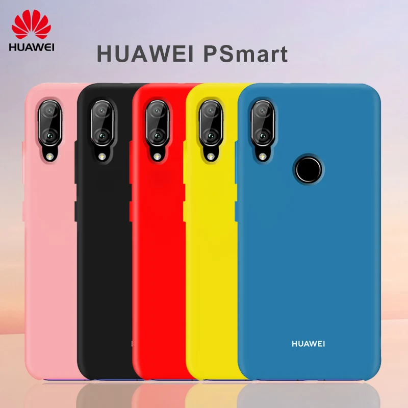 

HUAWEI P Smart Case Original Liquid Silicone Soft Back Cover HUAWEI P Smart Z 2019 Mate 20X 30 20 Lite Pro Soft Touch Phone Case