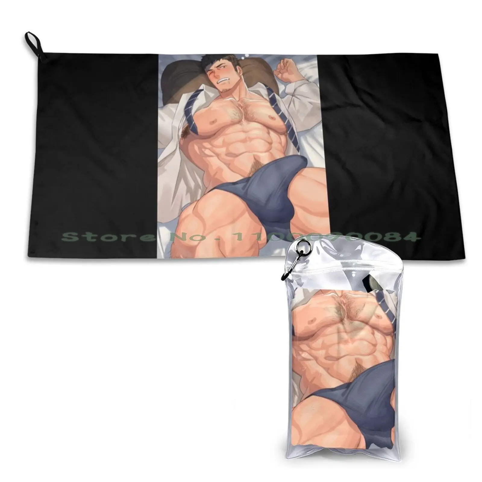 Bara Sleepy Quick Dry Towel Gym Sports Bath Portable Crayon Action Anime Comic Humor Kamen Rider Manga Superheroes Tokusatsu Tv