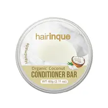 Органическое мыло с кокосовым ароматом ручной работы, Питательный кондиционер для волос, восстанавливающий поврежденные волосы, мягкое и гладкое мыло для ухода за волосами