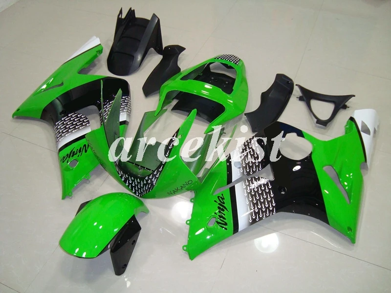 

New ABS Motorcycle Fairings Kit Fit for kawasaki Ninja ZX6R 636 2003 2004 6R 03 04 ZX-6R body set Custom black green