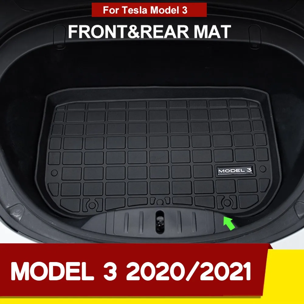 2021 New Car Front Trunk Storage Mat For Tesla Model 3 Car Accessories 