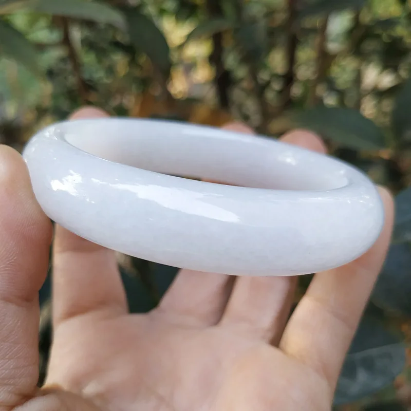 Sichuan white jade bracelet Afghan white marble Bracelet  QUARTZ  Bangles  Women