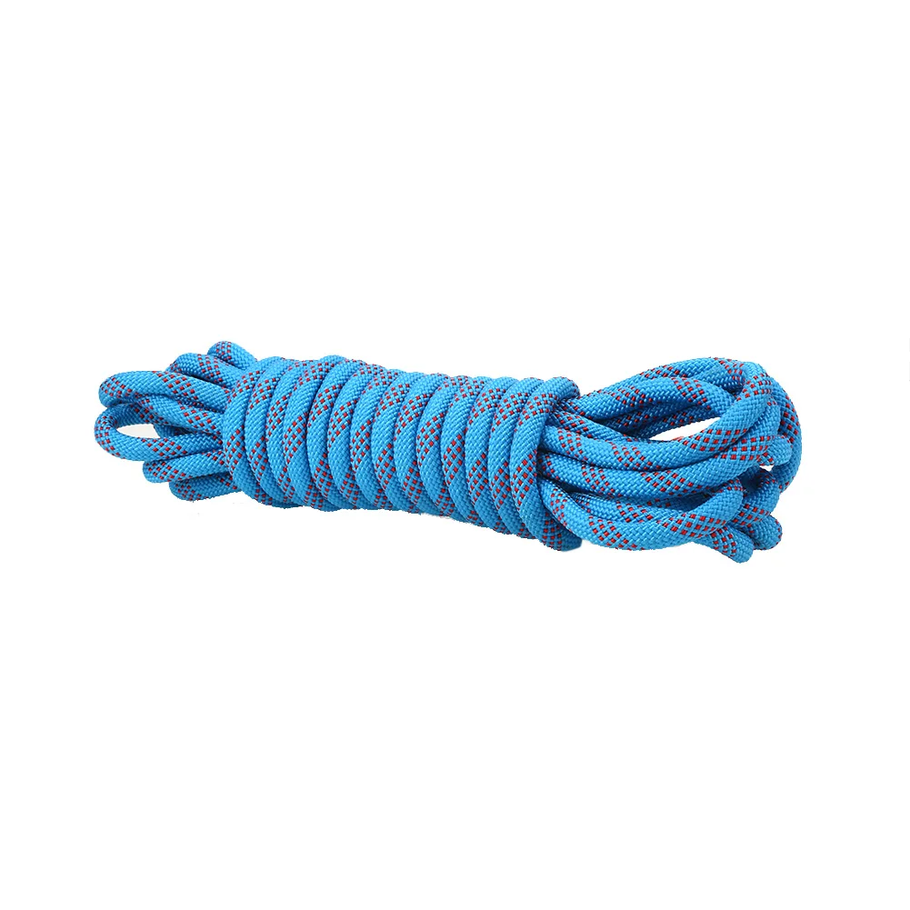 Climbing Rescue Camping Tarp Ropes Climbing Ropes Rock Dual Hook Cord 10mm Rope Rappelling Ropes for Tying Down Tarp