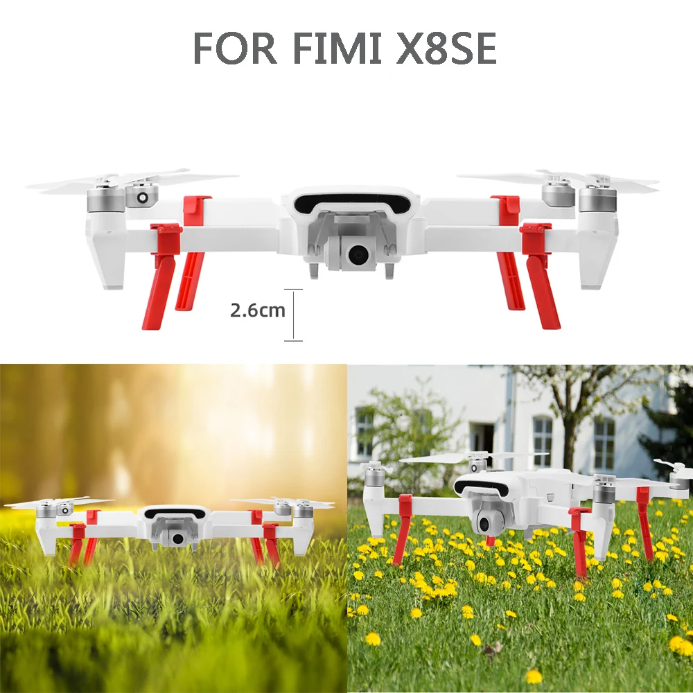 Новые 4 шт воздушные шасси посадочная ножка для Xiaomi FIMI X8 SE радиоуправляемая