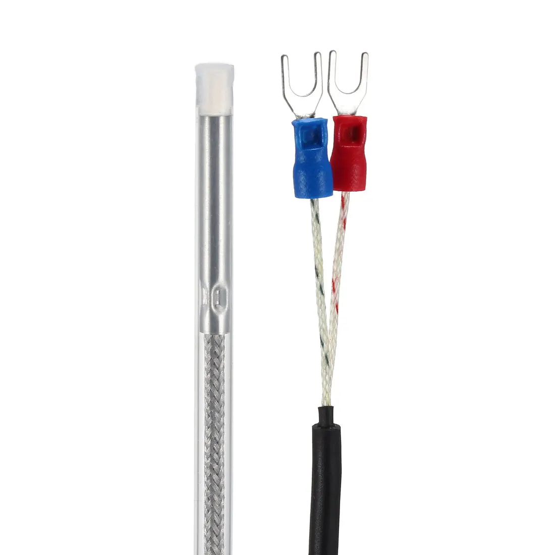 uxcell Temperature Sensor K Type Anti-corrosion Thermocouple 4x30mm Probe 1/1.5/2M Cable in Temp Rang of-58~392°F