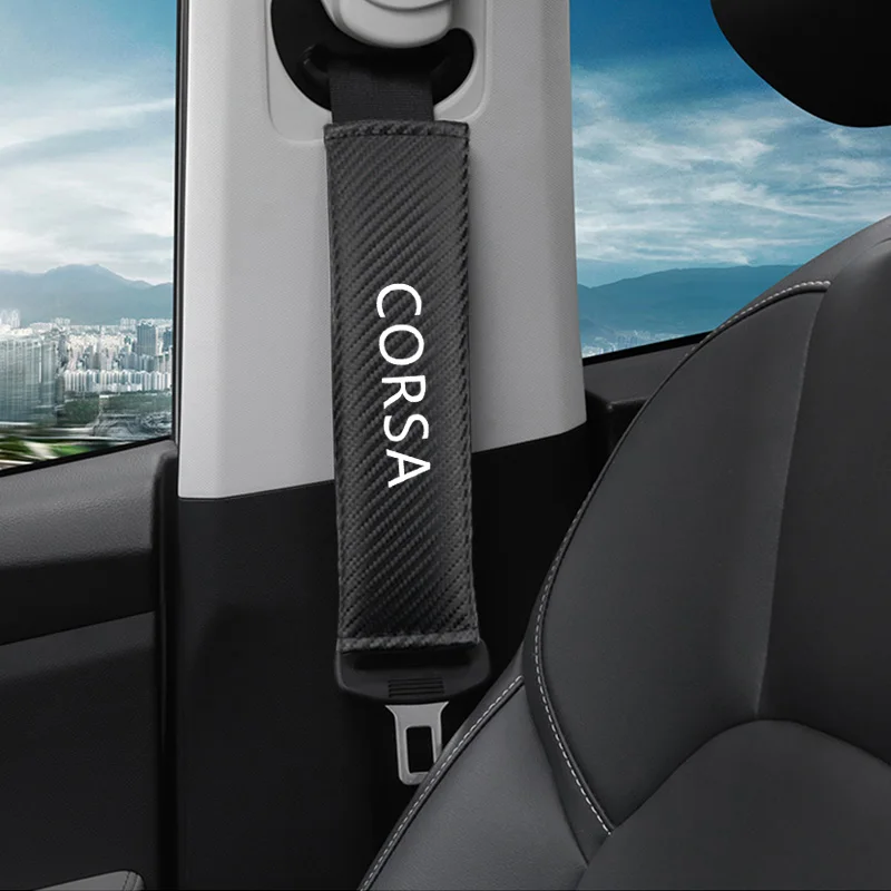 2 шт. автомобильный ремень безопасности чехлы для автомобилей Opel Corsa Защита плеч коврик для автомобиля-Стайлинг автомобиля ремни безопасности подушка