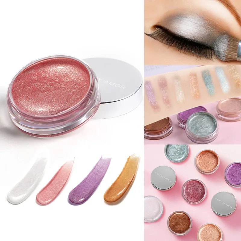 

Jelly Eyeshadow Long-lasting Smudge-proof Waterproof Brighten Makeup Effects Gel Eye Shadow 1pc