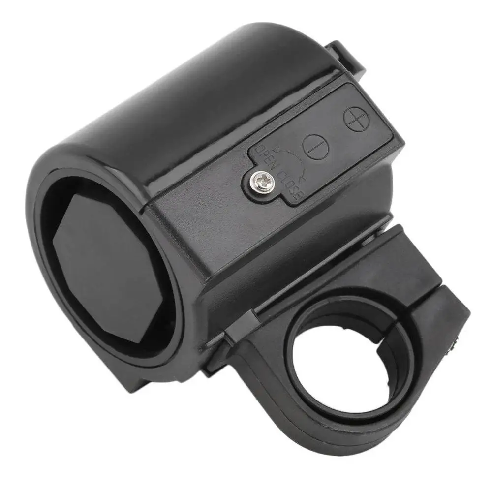 Ultra-loud Speaker Black Electric Road Bicycle Alarm Bells Bike Siren Horn Cycling Road Bicycle Electronic Bell Loud Hooter