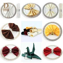 Западная салфетка гостиничная Бытовая салфетка гостиничная Банкетная квадратная салфетка фабричная