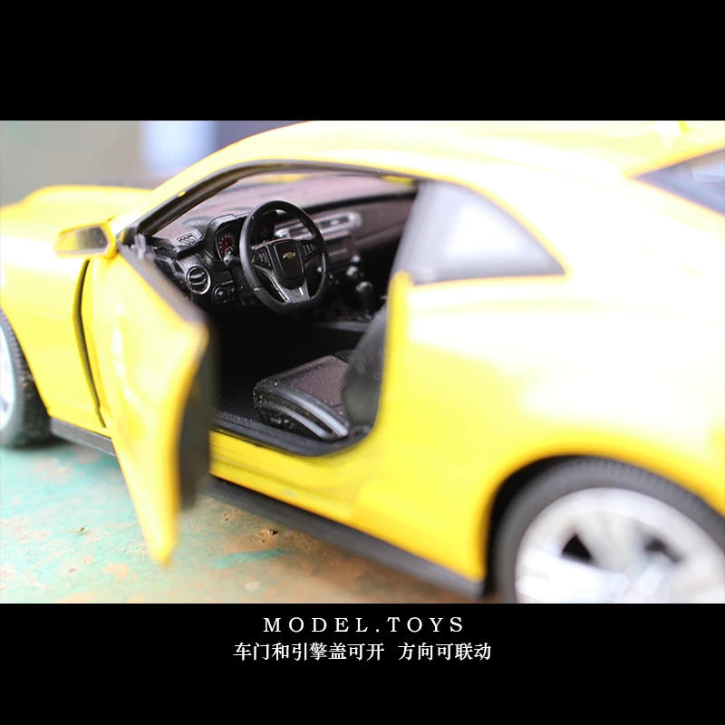 WELLY 1:24 Chevrolet Comalo ZL1 спортивный автомобиль моделирование сплав модель автомобиля ремесла украшение Коллекция игрушек инструменты подарок