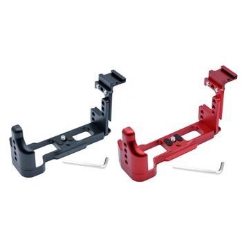 

Vertical Quick Release L Plate/Bracket Holder Hand Grip Adapter with Hotshoe for Canon EOS-M6II Camera