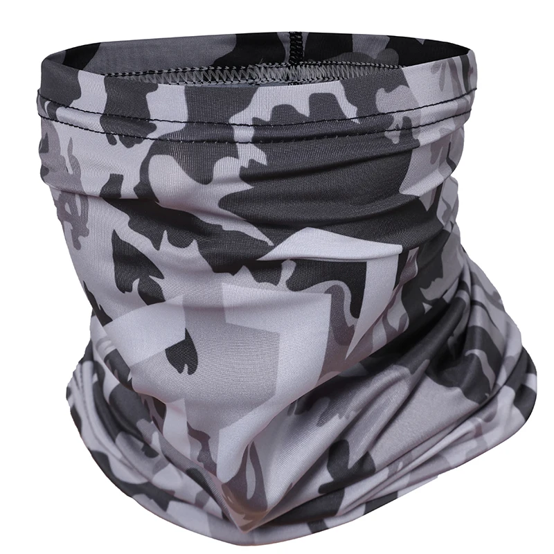 DAWA маска для лица ветрозащитная УФ Защита Buffe бандана головные уборы головная повязка для рыбалки Рыбалка хиджаб платок на голову - Цвет: Camouflage Gray