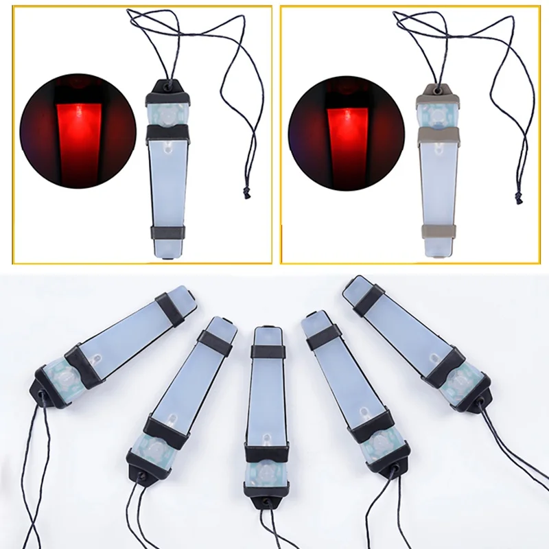 Perfect Riding Tactical Helmet Light Strobe Signal Light Survival Waterproof Lamp Light Activities Camping Cycling Silicone Constant 1