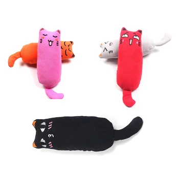 

Catnip Toy, Suitable For Playing With Cat Chew Teeth Cleaning-Creative Pillow Scraping Pet Catnip Molar Toy