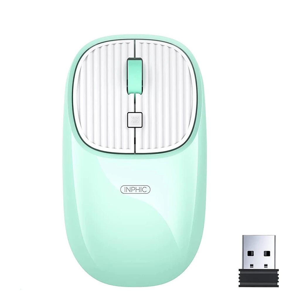 Мышь компьютерная беспроводная с USB-портом 2 4 ГГц 2400 DPI | Компьютеры и офис